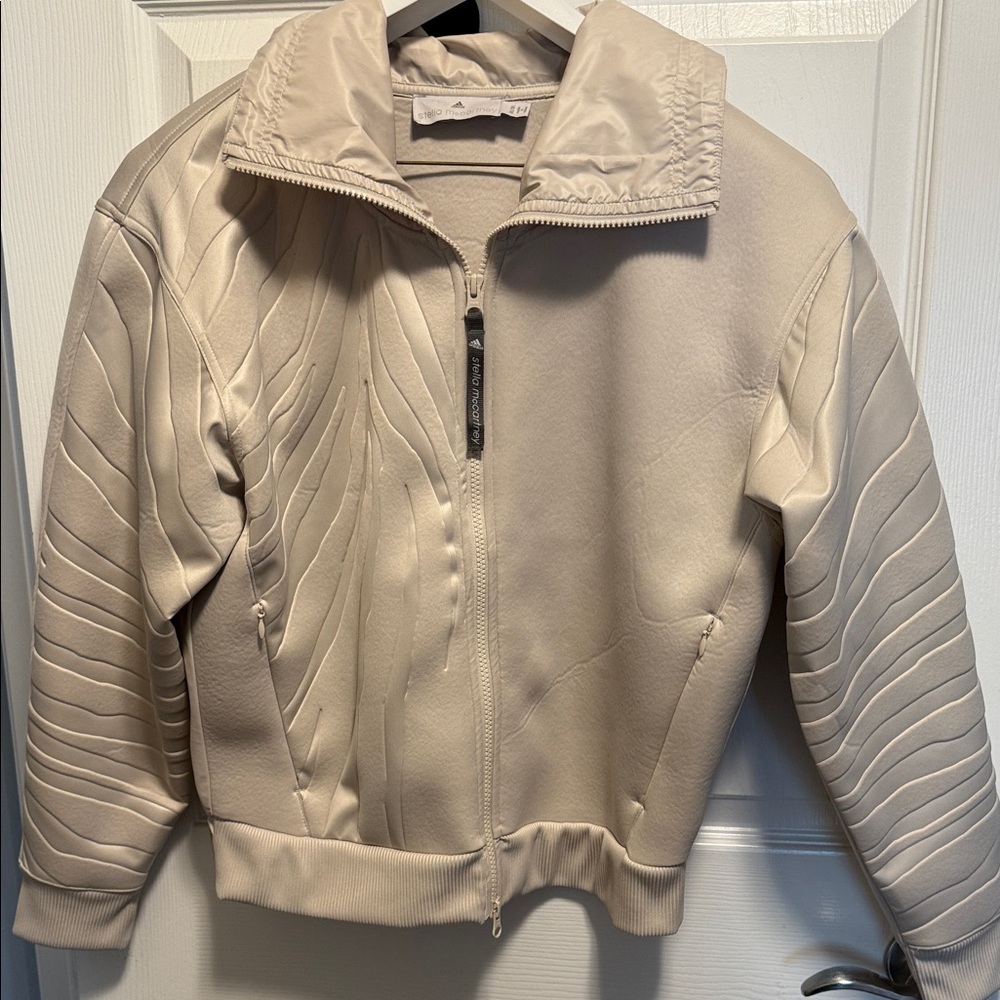Adidas by Stella McCartney Light Beige Bomber Jacket